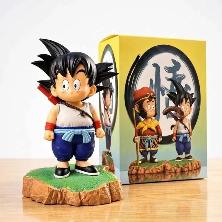 Goku Niño Figura 17cm Recuerdos de Infancia X Sun Wukong en Caja Anime Dragon Ball D5332