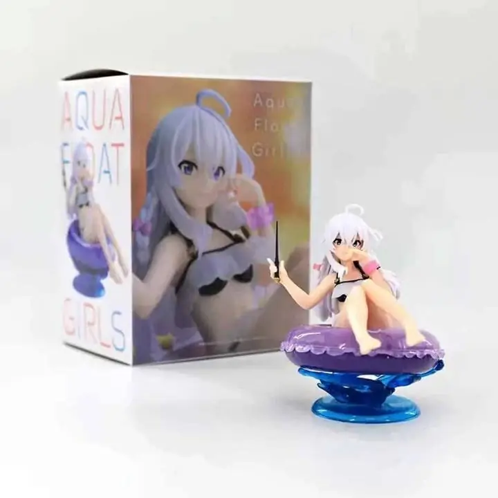 Elaina "Aqua Float Girls" Figura 10cm en Caja Anime Majo no Tabitabi A3798
