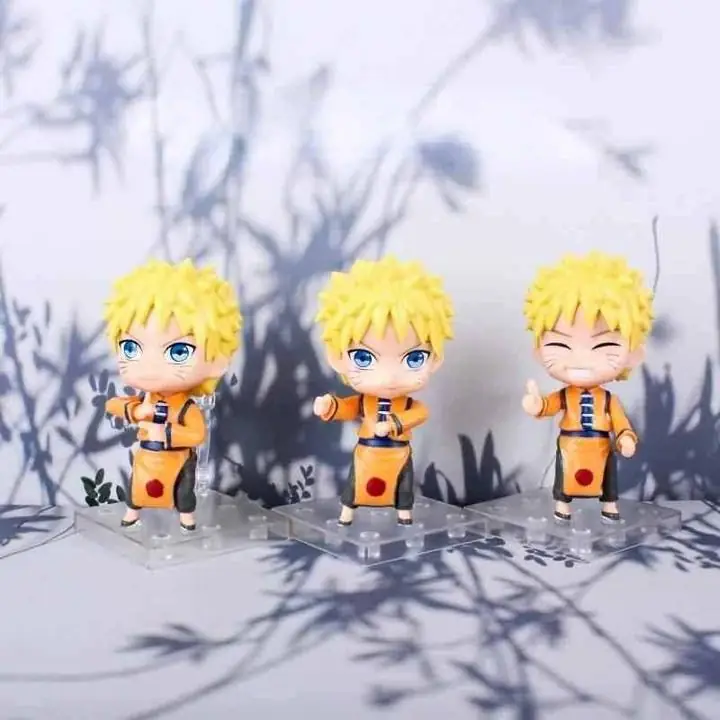 Naruto Uzumaki Set X3 Figuras 10cm en Bolsa Anime NR023