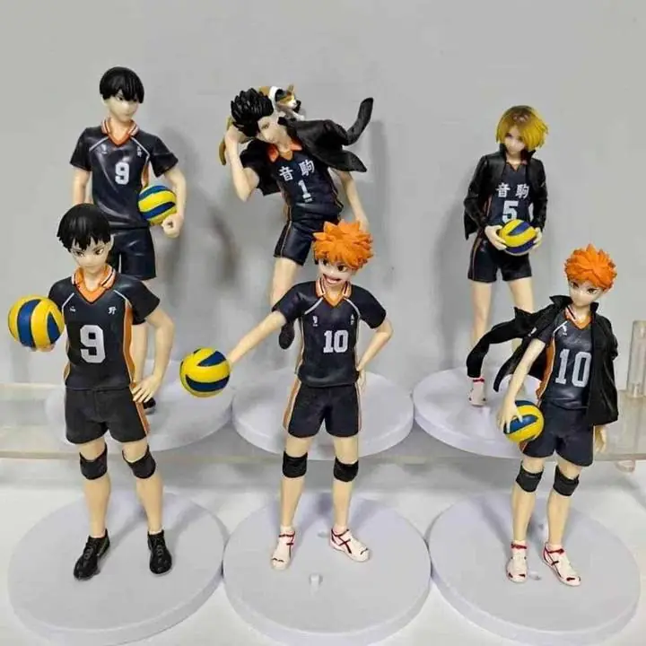 Shoyo Hinata - Tobio Kageyama Set X 6 Figuras 17cm en Bolsa Anime Haikyuu! A4980