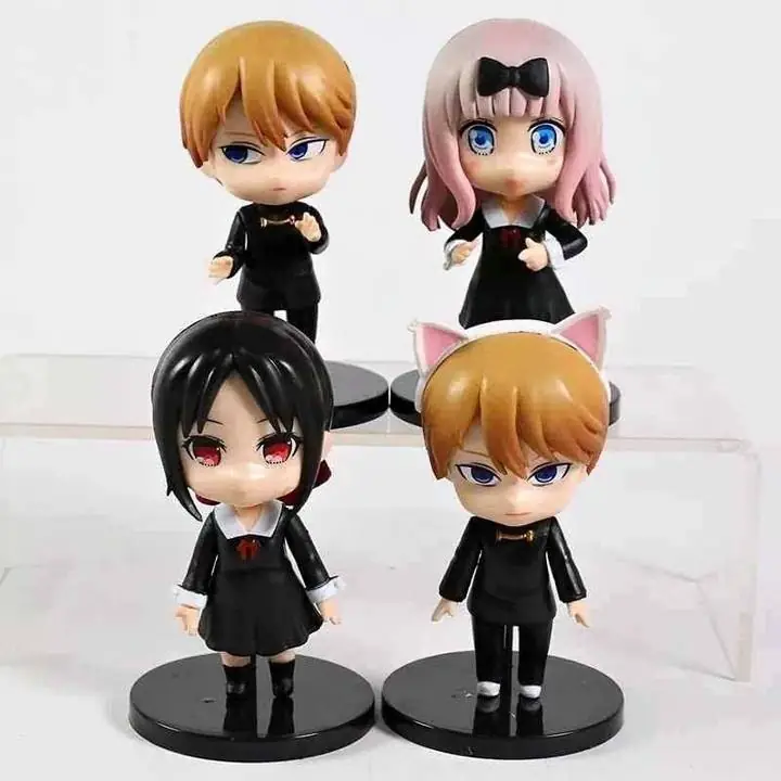 Kaguya‑sama wa Kokurasetai Set X4 Figuras 10cm en Bolsa Anime A1211
