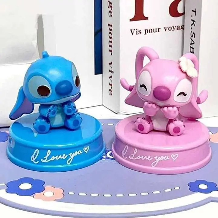 Lilo & Stitch Set X 2 Figuras 8cm en Bolsa Película Disney S4519