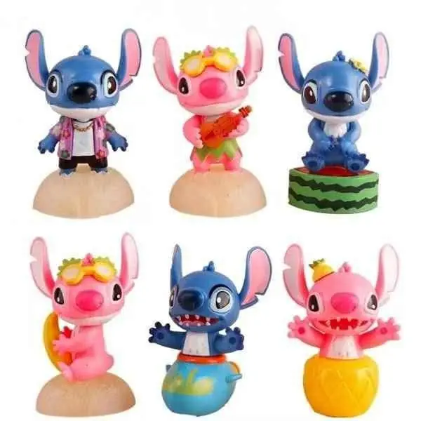 Lilo & Stitch Set X 6 Figuras 10cm en Bolsa Película Disney S4510/3865