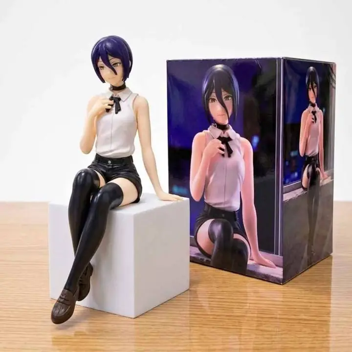 Reze Sentada Figura 13cm en Caja Anime Chainsaw Man A5379