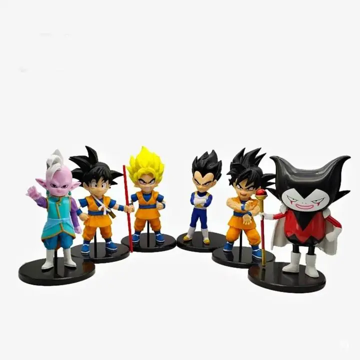 Goku SSJ Vegeta Gomah Kaio-shin Set X 6 Figuras 16cm en Bolsa Anime Dragon Ball Daima D4046