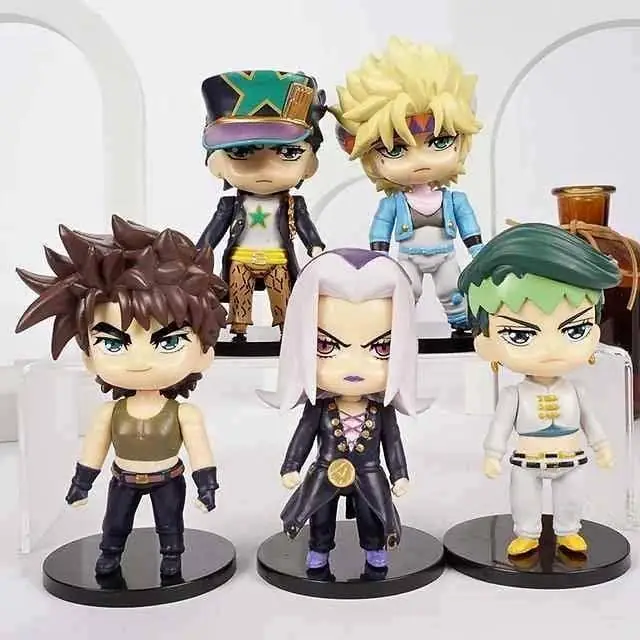Jojo Bizarre Adventure Set X 5 Figuras 10cm Anime Dio Brando Leone Jotaro Joseph J1696