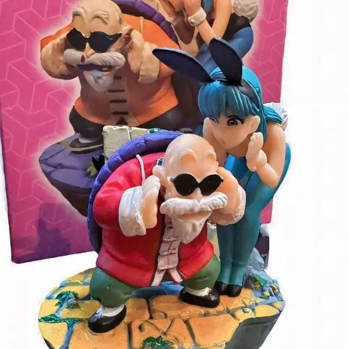 Maestro Roshi & Bulma Figura 7cm en caja Anime Dragon Ball D3051