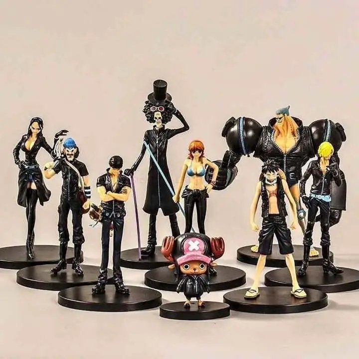 One Piece Set X 9 Figuras 14-18cm en Bolsa Anime 1384
