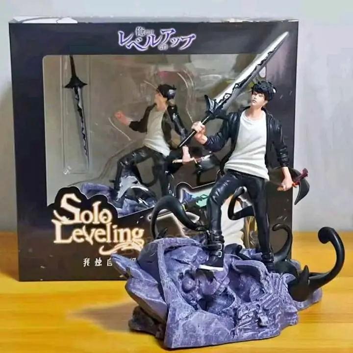 Jinwoo Figura 18cm en Caja Anime Solo Leveling A4338