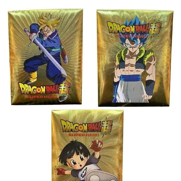 Cartas Doradas Dragon Ball Hero Sobre X 10 Cartas Anime D9997