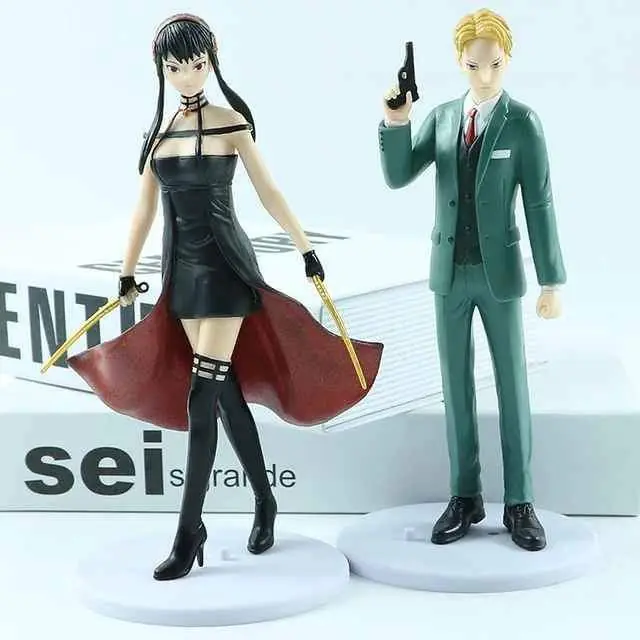 Yor & Loid Forget Set X 2 Figuras 19cm en Caja Anime Spy X Family S1907