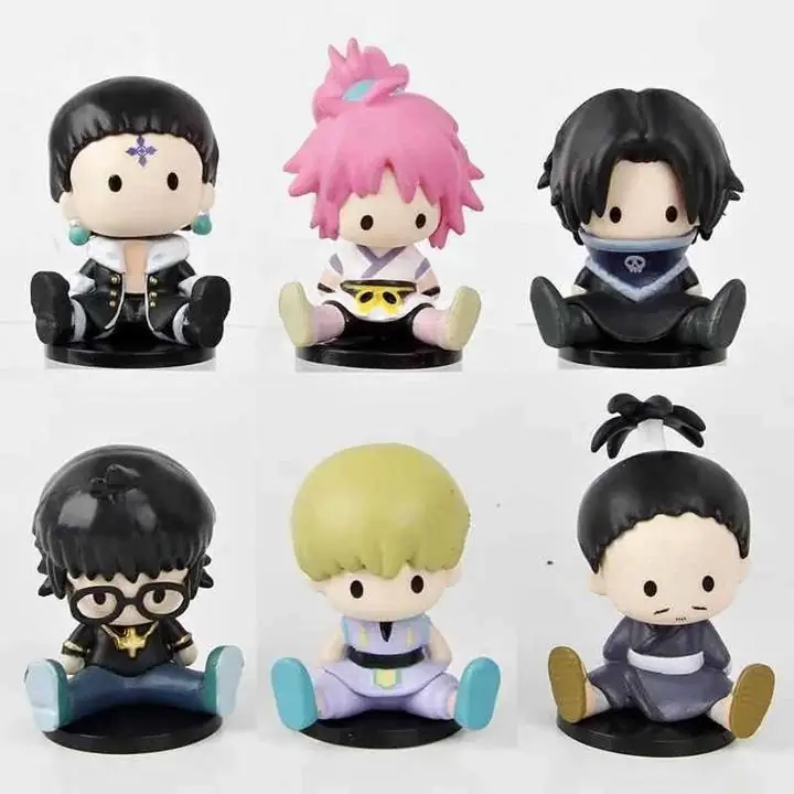 Brigada Fantasma Set X 6 Figuras 6cm en Bolsa Anime Hunter X Hunter H4069