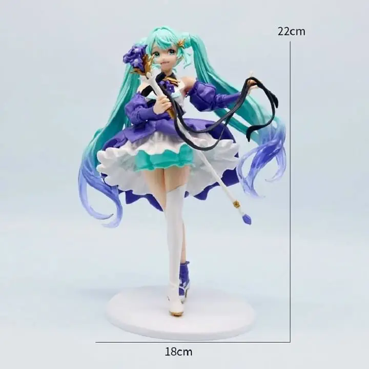Hatsune Miku X Cinnamaroll Figura 22cm en Bolsa Anime Vocaloid M4548