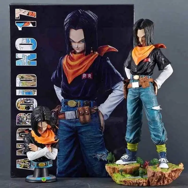 Androide 17 Figura 29cm + Torso Extra en Caja Anime Dragon Ball Z D4352