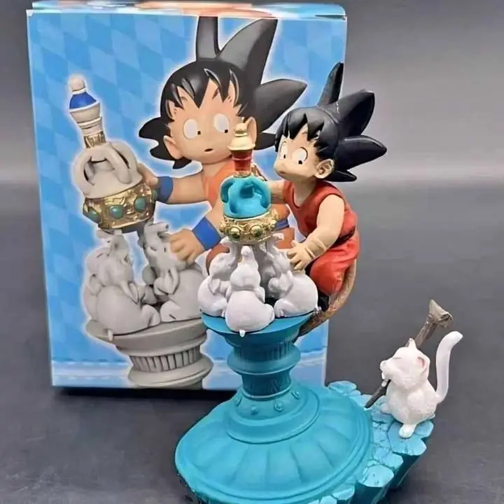 Goku Niño Agua Supersagrada Torre Karin Figura 8cm en Caja Anime Dragon Ball D3052
