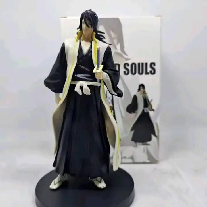 Byakuya Kuchiki Figura 17cm en Caja Anime Bleach A4232