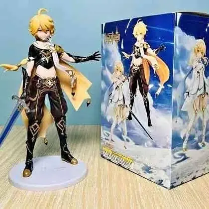 Aether Figura 20cm en Caja Viajero Anime Genshin Impact G2042