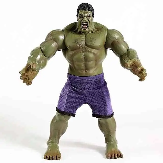 Hulk Figura de Acción 25cm con Manos Intercambiables Rosa Tela en Bolsa Marvel Superheroes MV021