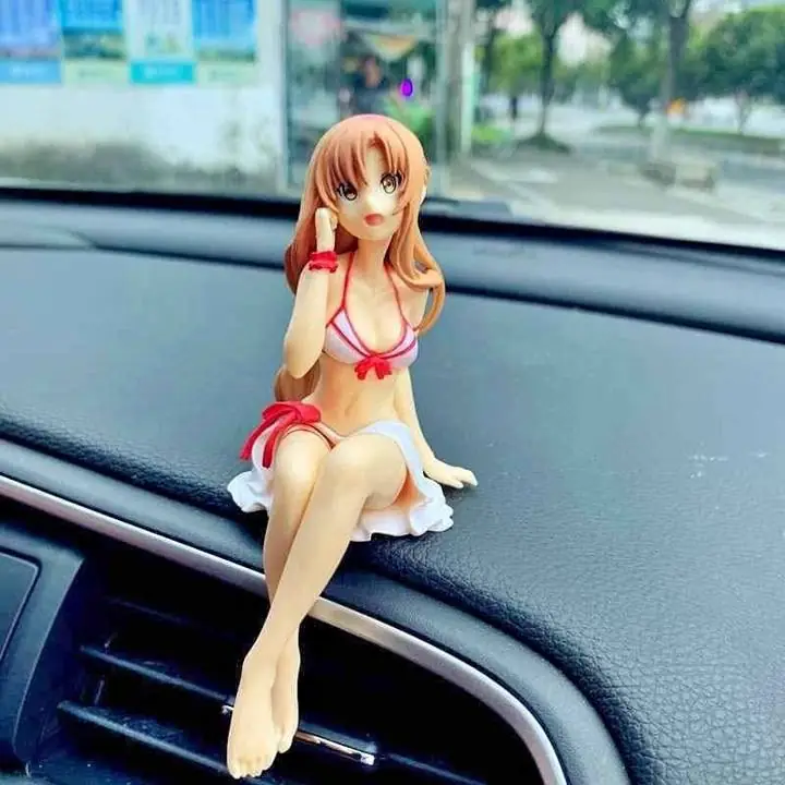 Asuna Sentada Figura 12cm en Bolsa Anime Sword Art Online A4487