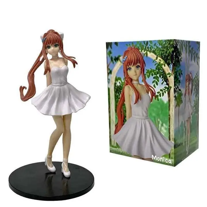 Figura Monika Doki Doki Literature Club Dress Ver. 17cm C/ Caja A5205