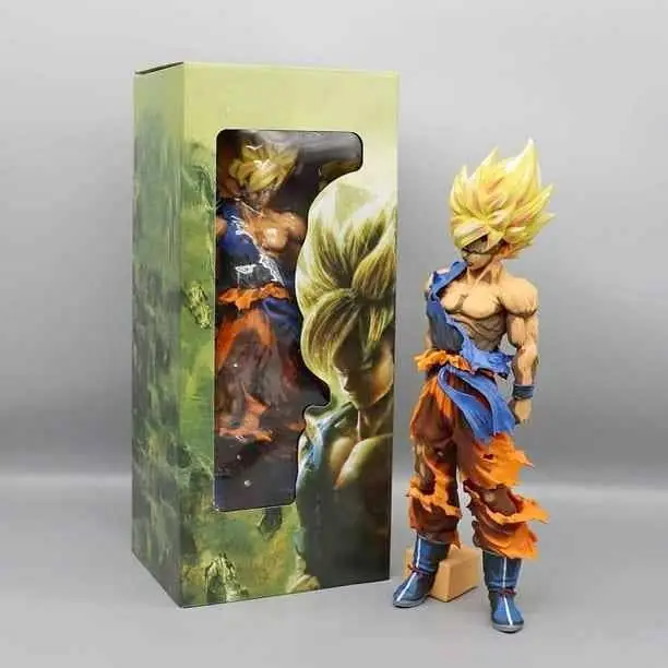 Goku SSJ Figura 32cm Comic Ver. en Caja Anime Dragon Ball Z D2163