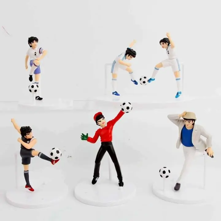 Oliver Steve Tom Andy Benji Roberto Set X 6 Figuras 10cm Anime Captain Tsubasa A3243