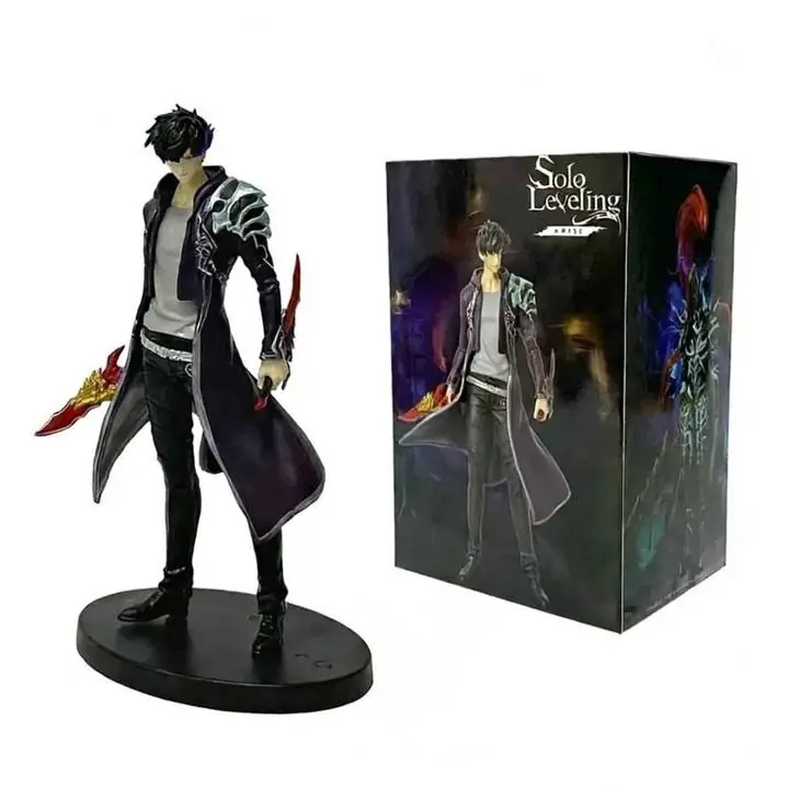 Figura Sung Jinwoo - Anime Solo Leveling (Versión Batalla V2) - 19cm en Caja A5255