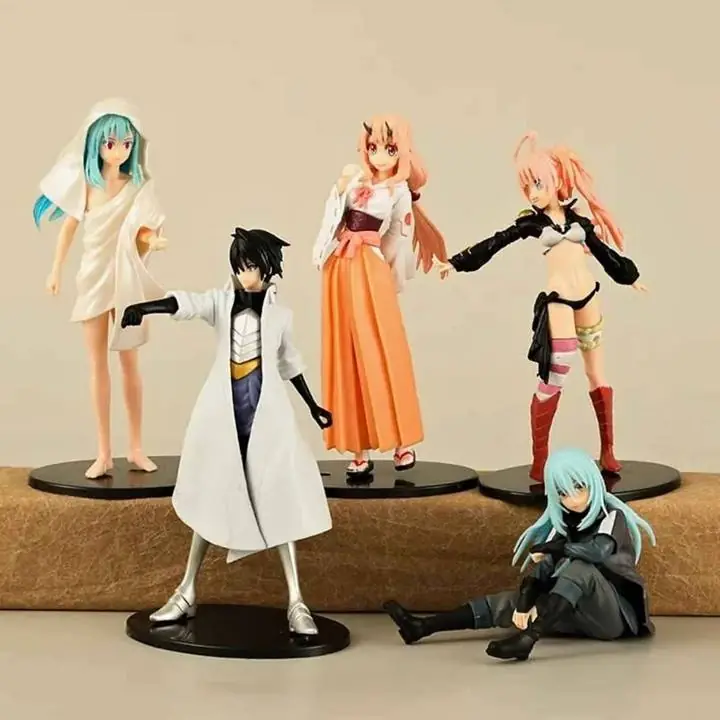 Rimuru Tempest Set X 5 Figuras 17cm en Bolsa Anime Tensei Shitara Slime Datta Ken A3038