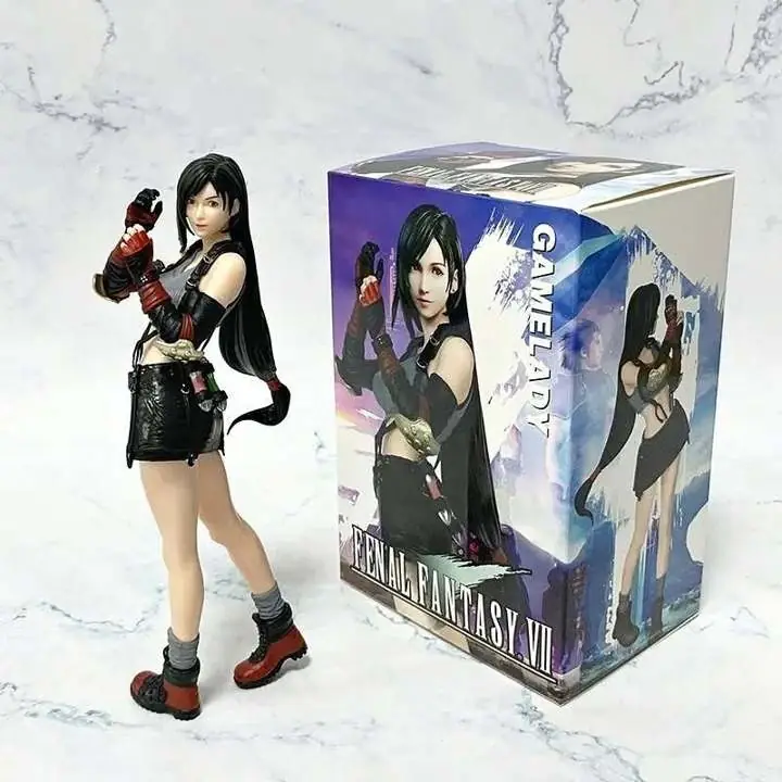 Tifa Lockhart Figura 20cm en Caja Videojuego Final Fantasy VII G4133
