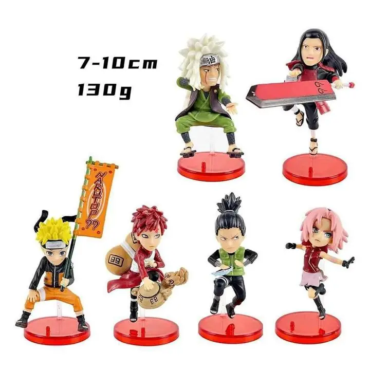 Naruto Set X 8 Figuras 8cm en Bolsa Anime Naruto N2787