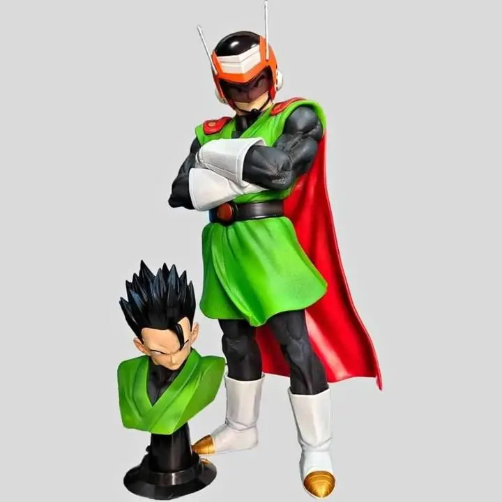 Gran Saiyaman Figura 32cm + Cabeza Extra en Caja Anime Dragon Ball Z D4541