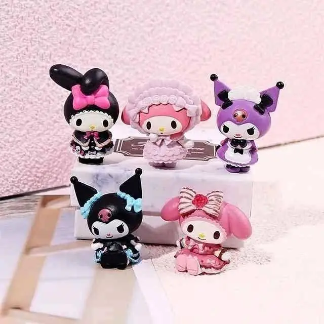 Sanrio Set X 5 Figuras 5cm en Bolsa Anime Hello Kitty K2447