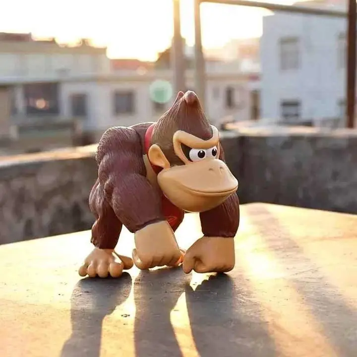 Donkey Kong Figura 13cm en Bolsa Videojuegos Nintendo Mario Bros
