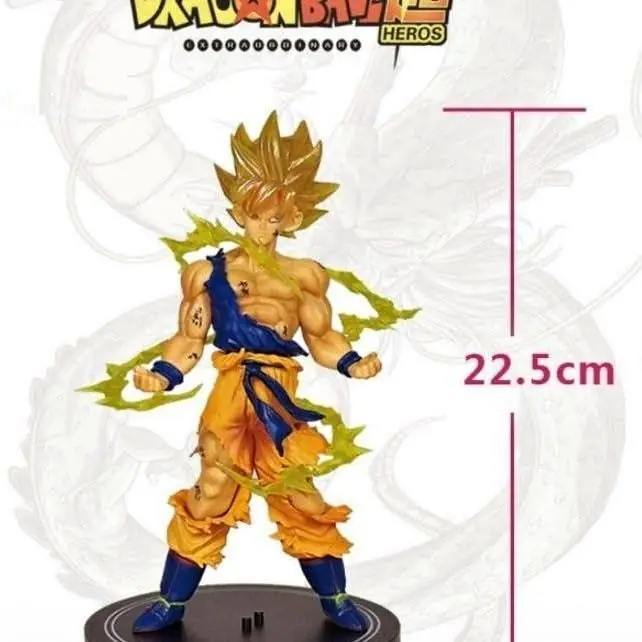Goku SSJ con Efectos Figura 22cm en Bolsa Anime Dragon Ball Z D1684