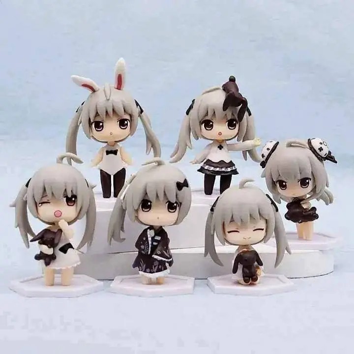 Yosuga no Sora Set X 6 Figuras 8cm en Bolsa Anime Kasugano Sora A2152
