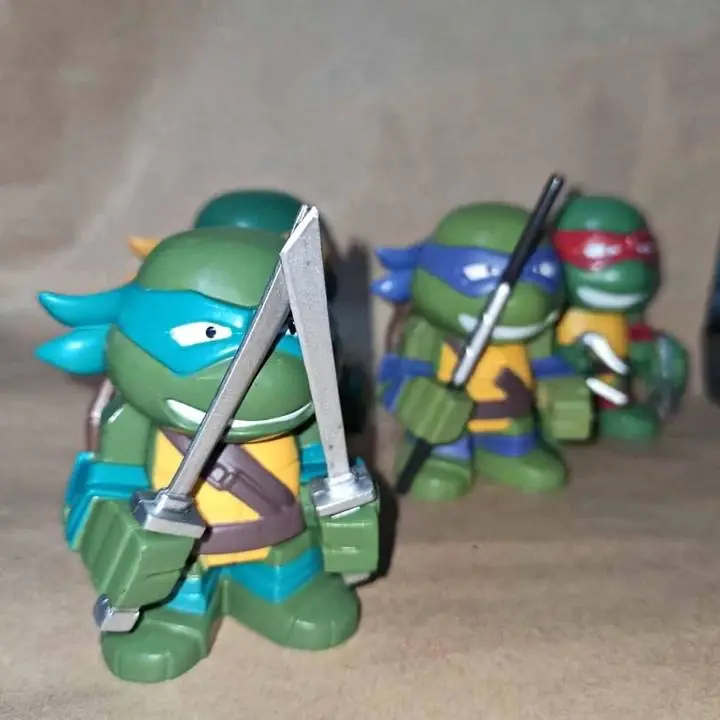 Tortugas Ninja Set X 4 Figuras 7cm en Bolsa AV128