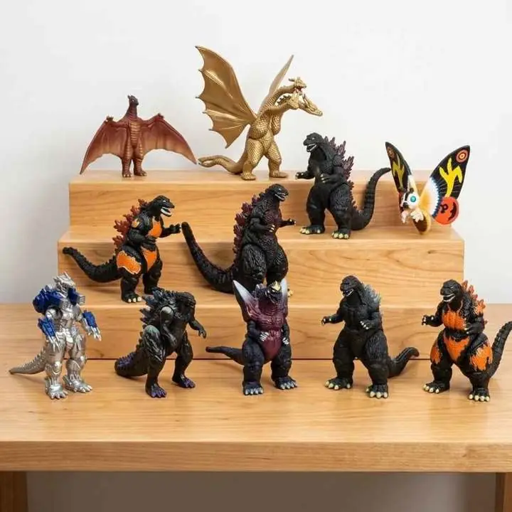 Godzilla set 10 Figuras 5-8cm Godzilla 2019 en Bolsa Loose Cine P7988