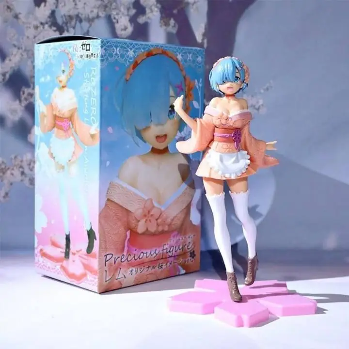 Rem Kimono de Flores de Cerezo Figura 23cm en Caja Anime RE: Zero R8254