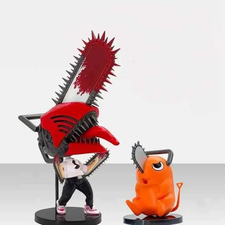 Denji & Pochita Set X 2 Figuras 16-8Cm en Bolsa Anime Chainsaw Man C2062