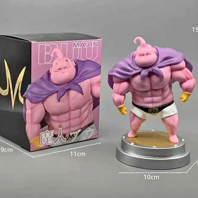 Majin Buu Muscle Warrior Versión Figura 16cm en Caja Anime Dragon Ball Z D0153
