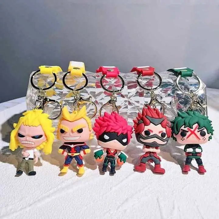 All Might - izuku midoriya - Bakugo - Eijiro Set X 5 Llaveros 7cm Anime Hero Academia H8871