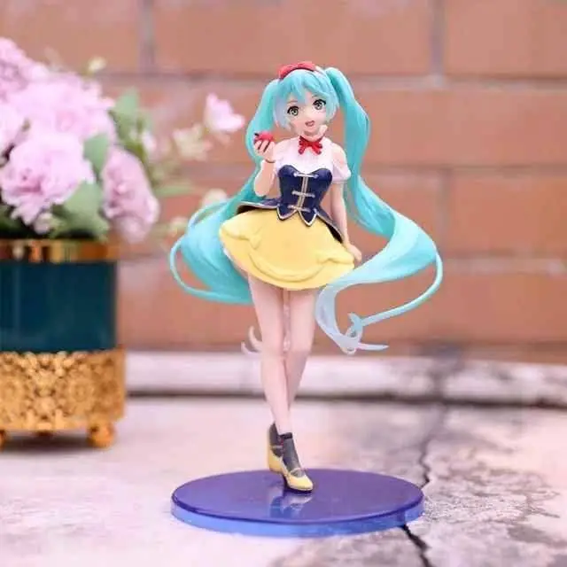 Hatsune Miku Figura 19cm en Caja Ventana Blancanieves con Manzana Ver. Anime M1344