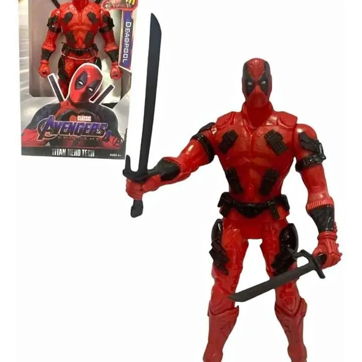 Deadpool Figuras 30cm Titán Hero Tech con Sonido Marvel Superhéroes