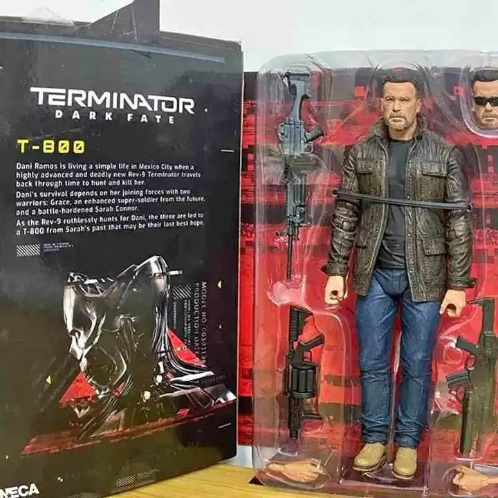 T-800 Figura de Acción 18cm en Caja Terminator 6 Dark Fate Cine T9782