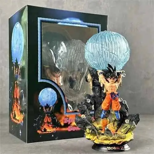 Goku Genkidama Figura con Luz 23cm en Caja Anime Dragon Ball Z D3344