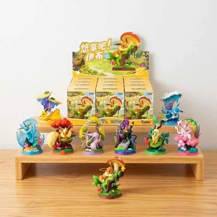Eeveelutions Set X 9 Figuras Eevee 8-10cm en Caja Anime Pokemon P3006
