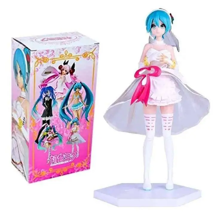 Hatsune Miku Vestido de Boda Figura 25cm en Caja Anime M0012