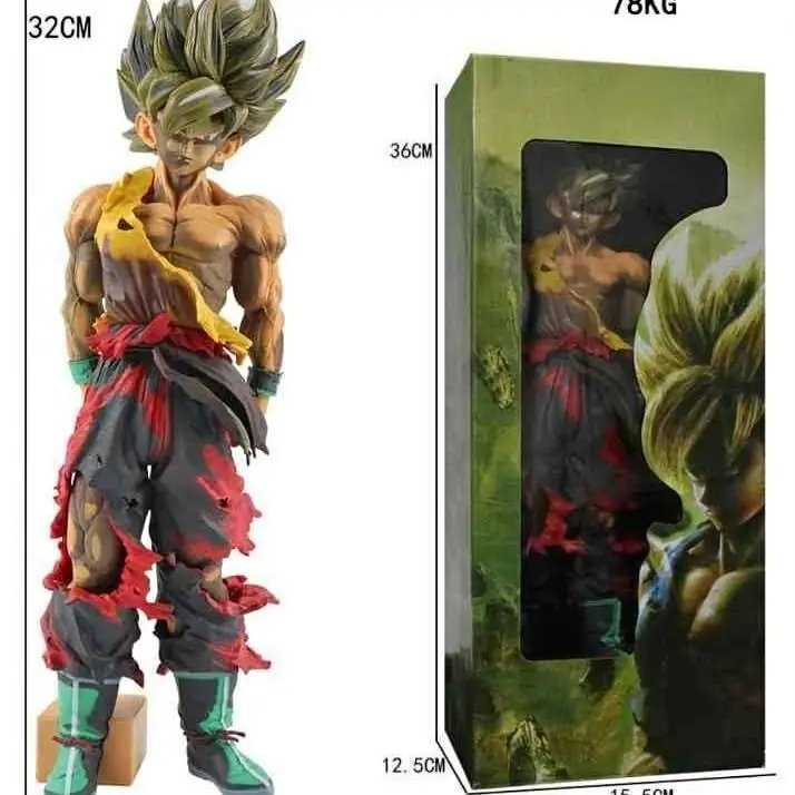 Goku SSJ Figura 32cm en Caja Anime Dragon Ball Z D2164
