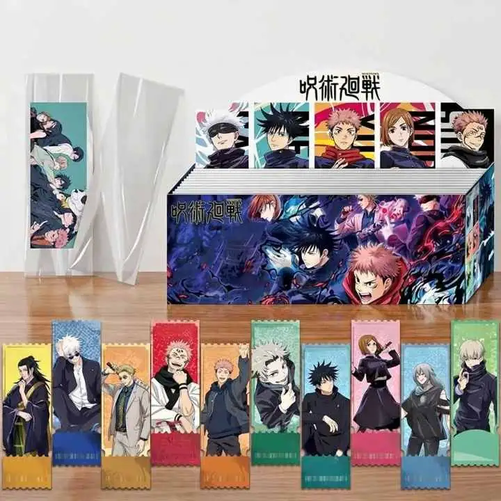 Ticket Acrilico Glitter Sorpresa X 10 unids. Sorpresa 18cm X 6cm Anime Jujutsu Kaisen A1000
