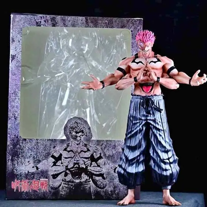 Figura Ryomen Sukuna 31cm - Forma Heian (4 Brazos) - Jujutsu Kaisen en Caja J5261